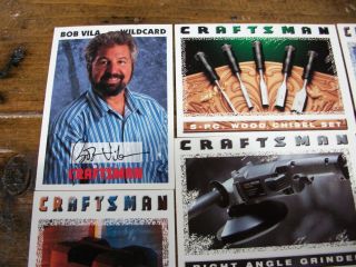 1994 - 95 Craftsman Cards - Bob Vila Autograph Card