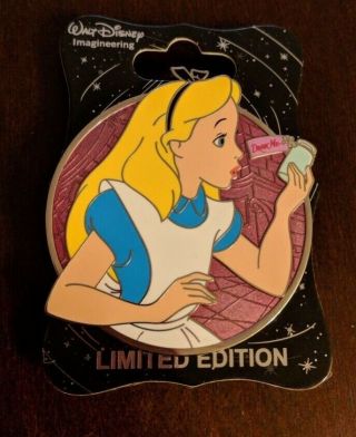 Disney Wdi Heroines Profile Alice Drink Me Bottle Pin Le 250