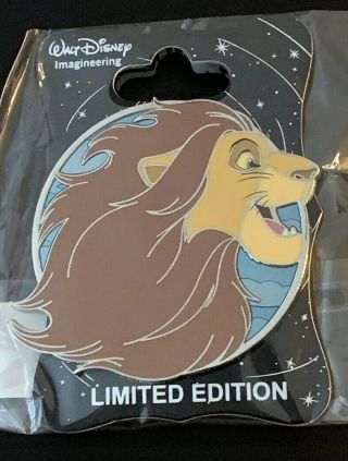Disney Pin Wdi Profile Pin Hero - Simba The Lion King Limited Edition 250