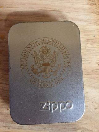 03 Zippo President Of United States Air Force One Lighter.