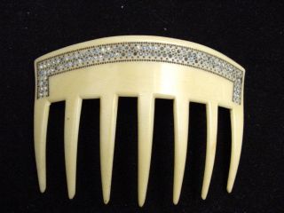 Art Deco Celluloid Hair Comb