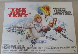 The Red Tent 1969 Cinema Quad Movie Film Poster Sean Connery 30 " X 40 "
