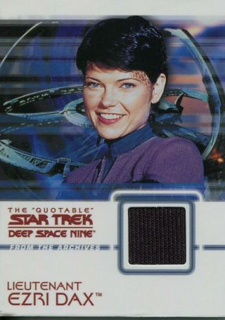 Star Trek Deep Space Nine Quotable Costume Card C8 Ezri Dax