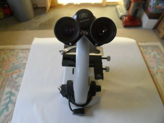 RARE CARL ZEISS MADE IN GERMANY 58 - 9902 MICROSCOPE WITH OBJECTIVES 4