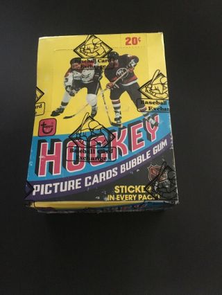 1978 79 Topps Hockey Wax Box Bbce Authenticated