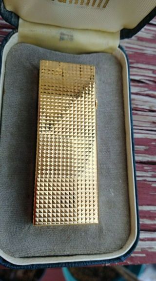 Dunhill Rollagas Golden Hobnail Pipe Lighter 7