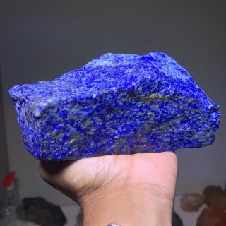 Aaa Top Quality Solid Lapis Lazuli Rough 3 Lb - From Afghanistan