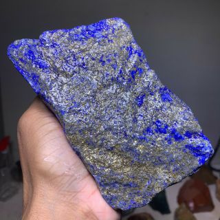 AAA TOP QUALITY SOLID LAPIS LAZULI ROUGH 3 LB - FROM AFGHANISTAN 3
