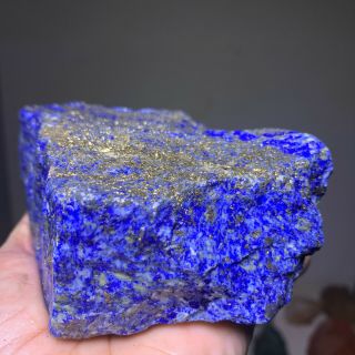 AAA TOP QUALITY SOLID LAPIS LAZULI ROUGH 3 LB - FROM AFGHANISTAN 4