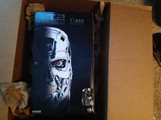 T - 800 Lifesize Endoskeleton Bust Sideshow Collectibles (combat Edition)