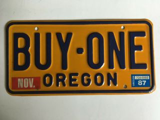 Vanity License Plate Buy One Retail Store Decor Point Of Oregon Bogo