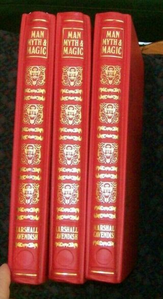 Vintage Man Myth & Magic - 3 Red Binders,  Issues 1 To 19,  21,  22,  23,  25 To 44