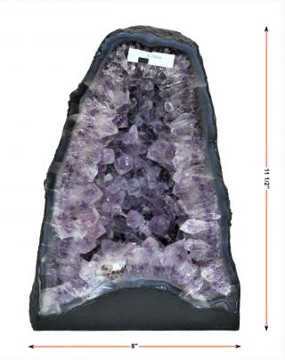 Amethyst Geode 19.  27 Lbs 11 1/2 " Tall (r.  1252)