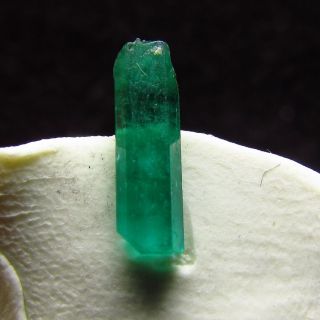 0.  92 ct Premium BEST Color Clarity Colombia Emerald GEM Crystal Facet Rough BUY 2