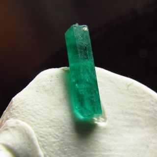 0.  92 ct Premium BEST Color Clarity Colombia Emerald GEM Crystal Facet Rough BUY 3