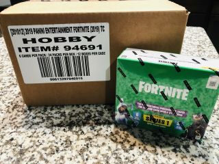 2019 Panini Fortnite Series 1 (12) Hobby Box Factory Case - 