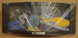 ACME ARCHIVES STAR WARS CLONE WARS STARFIGHTER PURSUIT HAND PAINTED 3 - D PANSCAPE 2