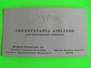 Pennsylvania Airlines 1940 