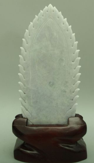 Certified Green Natural A Jade jadeite Statue Sculpture bodhisattva 菩萨 q70872Q6 12