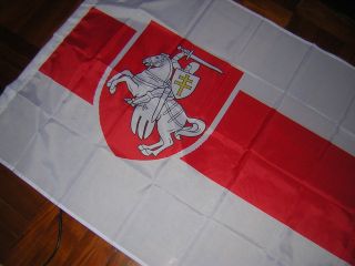 Reproduced State Flag Of Belarus Belarusian Ensign With Coat Of Arms 3x5feet