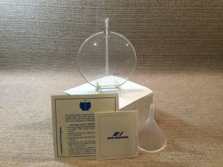 Absolute Rarest Air France Concorde Glass Oil Lamp First Class Gift