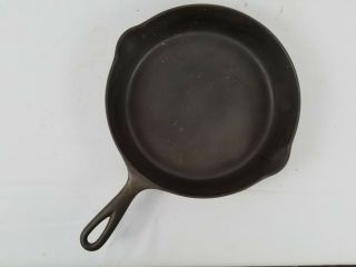 Pre - Griswold ERIE No.  8 Cast Iron Skillet,  Heat Ring w/ Star Logo Marking 2