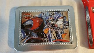 Harley Davidson Tin with Playing Cards 2003 Motorcycle Memorabilia NIB 5