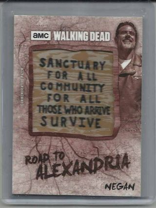 Walking Dead Road To Alexandra Sepia Parallel Sanctuary Sign Patch P - Jdm (03/10)