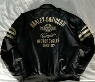 Men’s Harley Davidson Nylon Jacket Size Large