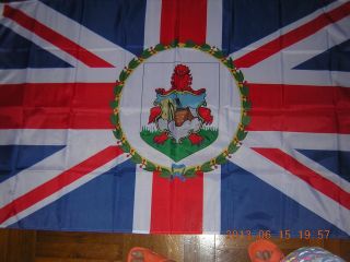Reproduced British Empire Flag Of The Governor Of Bermuda Ensign,  3ftx5ft