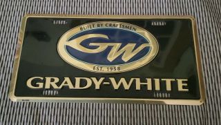 Grady White Licence Plate Boating Boating