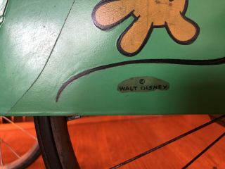 1934 Mickey Mouse Velocipede Tricycle Colson Made For Walt Disney (1 Yr Only) 9