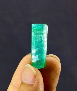 WoW - 35 - C.  T - Top - Quality - - Terminated - Paraiba - Blue - Tourmaline - Crystal 2
