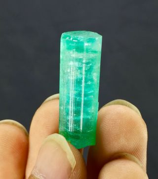 WoW - 35 - C.  T - Top - Quality - - Terminated - Paraiba - Blue - Tourmaline - Crystal 4