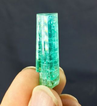 Wow - 36 - C.  T - Top - Quality - - Terminated - Paraiba - Blue - Tourmaline - Crystal