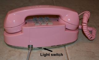 Pink Hearing Impaired Western Electric Princess Phone Restored Plug - n - Play Ready 3