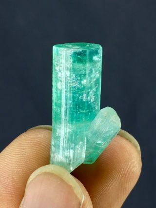 WoW - 40 - C.  T - Top - Quality - - Terminated - Paraiba - Blue - Tourmaline - Crystal 2