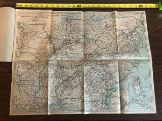 1913 Cincinnati,  Orleans And Texas Pacific Railway Co 31st Annual Report Map