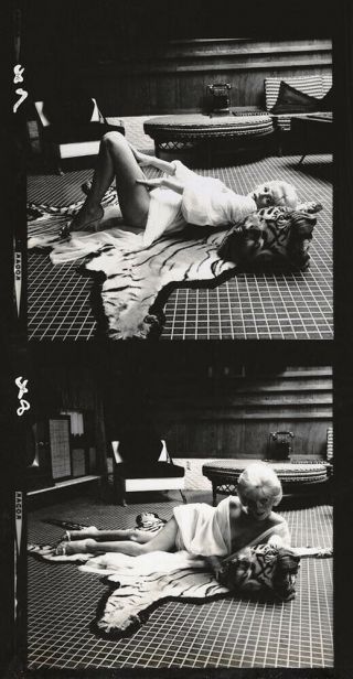 Bunny Yeager Gorgeous Blonde Nude Model 1961 Chickee James Contact Sheet Photo 3