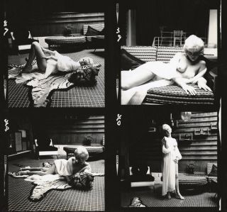 Bunny Yeager Gorgeous Blonde Nude Model 1961 Chickee James Contact Sheet Photo 6