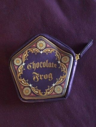 Harry Potter Chocolate Frog Bag Pouch Universal Studios Wizarding World Rare