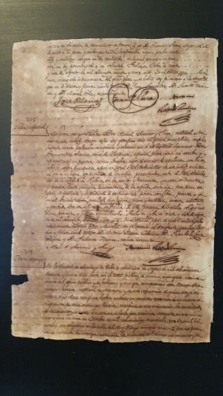 Colonial Spain 1869 Manuscript: Venta,  muchacha de 17 anos de edad 2