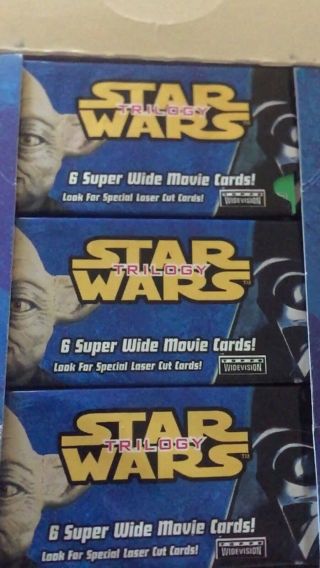 Star Wars Trilogy 1997 The Complete Story Movie Cards 36 Ct Chewbacca