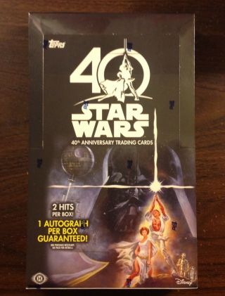 2017 Topps Star Wars 40th Anniversary Hobby Box A Hope Episode 4