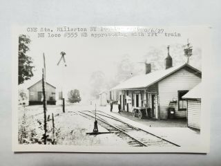 Vintage Rppc Postcard Millertown York Ny Railroad Station