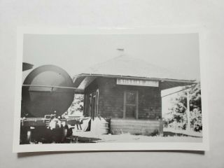 Vintage Rppc Postcard Stissing Junction York Ny Railroad Station