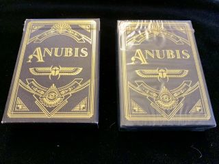 2 Decks Of Anubis Playing Cards Rare Limited Edition Deck By Steve Minty Epcc