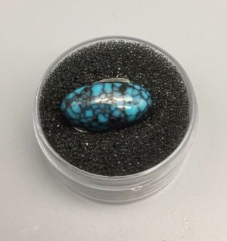 Certified Lander Blue Turquoise Cabochon 6.  70 Ct.