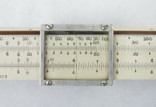 Mannheim Slide Rule by W.  H.  Harling with British Air Ministry Stamp 5