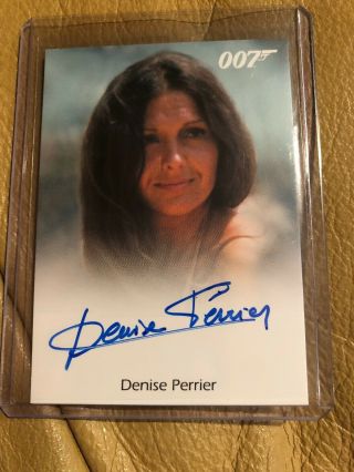 James Bond Archives Final Edition 2017 Denise Perrier Autograph Card